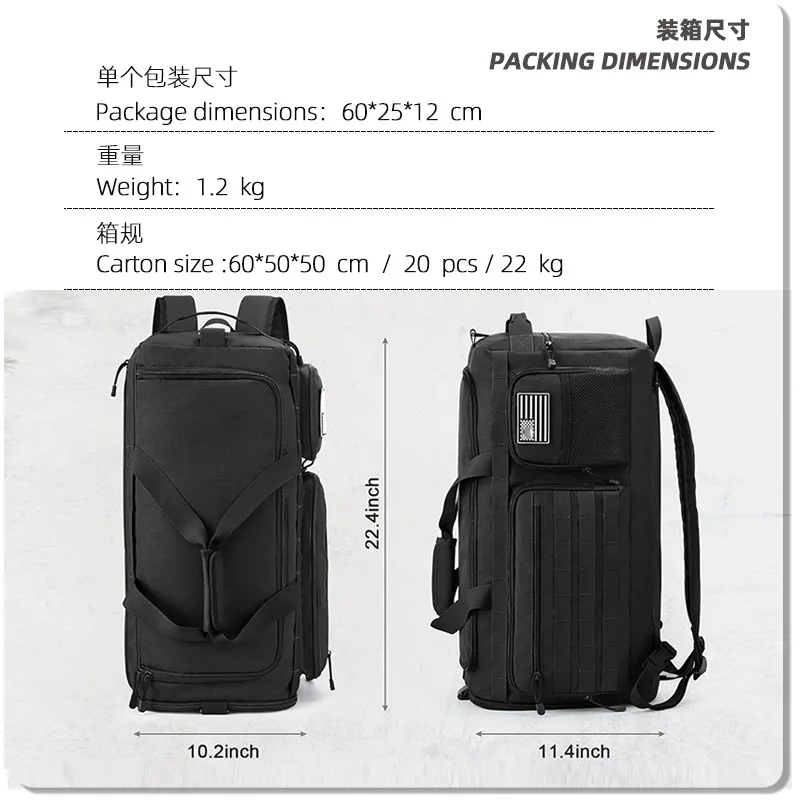 Travel Bag Large Capacity Outdoor Short Trip Gym Bag Business Handbag Portable Outdoor Backpack Decorative Ornament