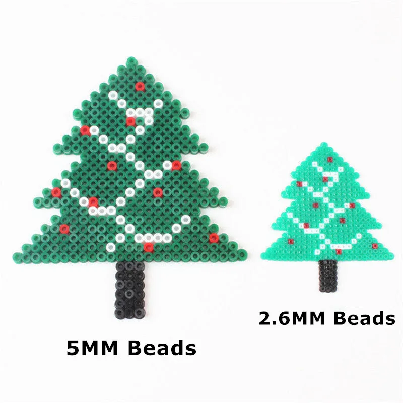 1000pcs 5mm 프리미엄 여러 가지 빛깔의 퓨즈 비즈 하마 3D 퍼즐 장난감 어린이를위한 교육 크리 에이 티브 DIY 재미있는 크리스마스 선물