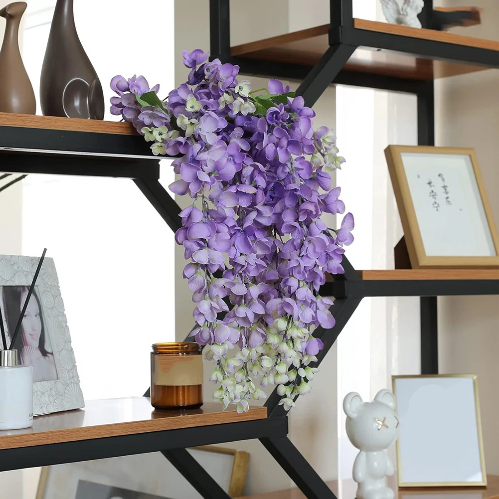 ديكور داخلي 40 بوصة إكليل من الزهور الاصطناعية إكليل معلق صناعي ديكور نبات معلق ديكور الحفلات