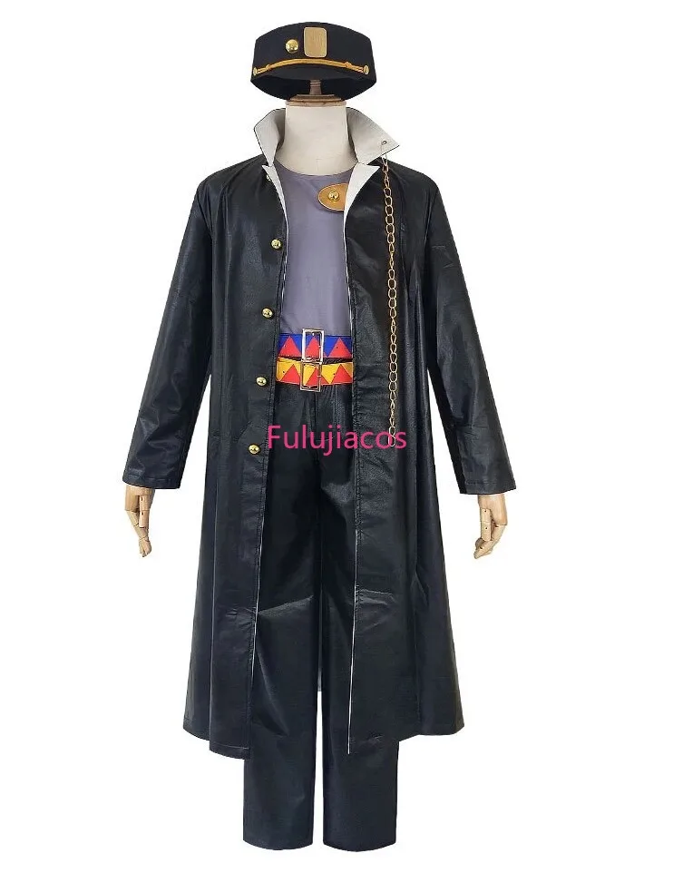 

Fulujiacos Kujo Jotaro Cosplay Costume Golden Wind Leo Apache Costume