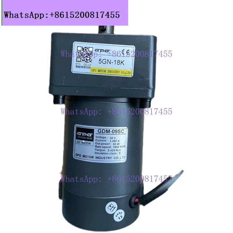 DC deceleration motor cleaning and sanitation sweeper 36V/48V side brush motor