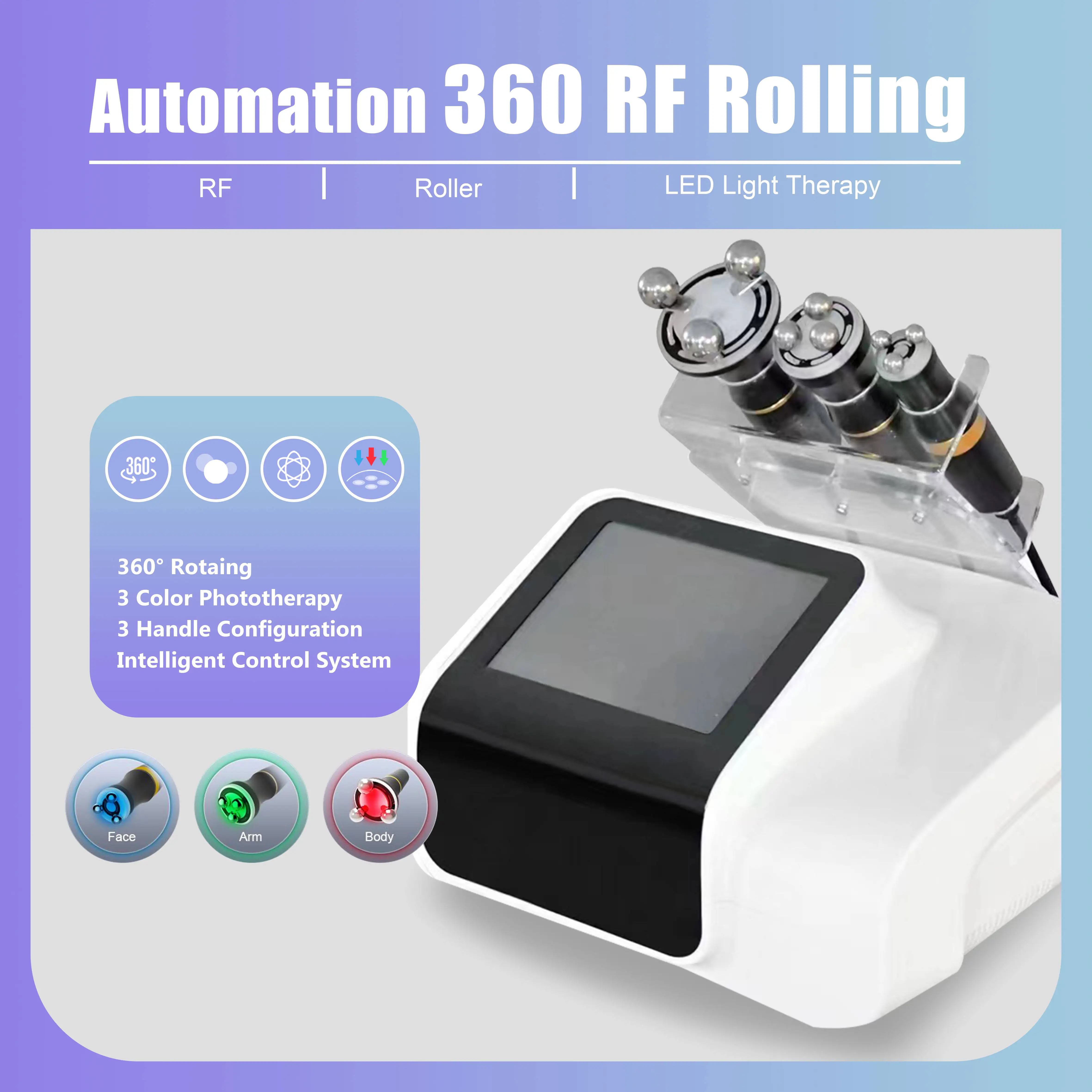 

40K vacuum cavitation system 360 degree roller rf face tightening slimming machine