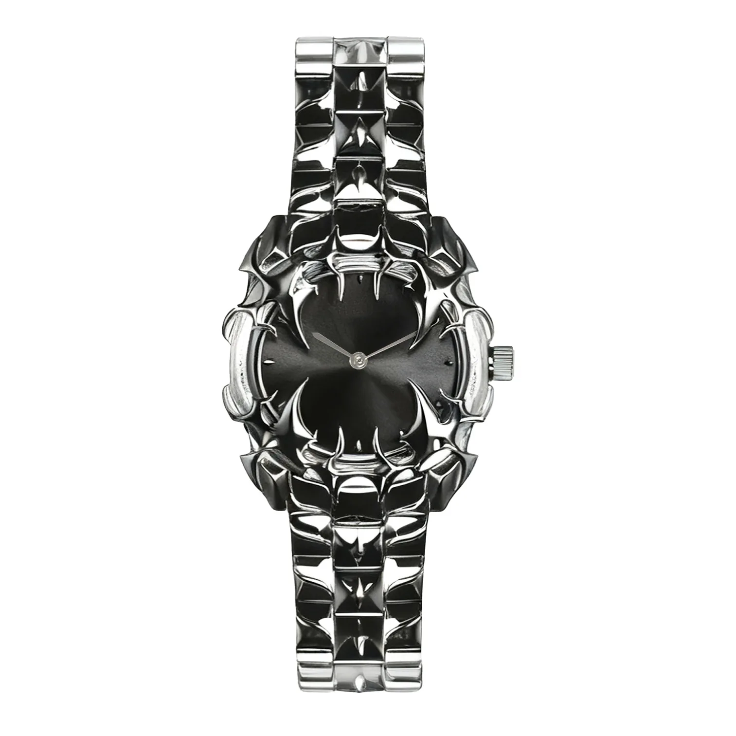 Unisex Irregular Outline Limited Wrist Watch Alloy Bracelet Waterproof Fold Buckle European American Rare Small Batch Watch