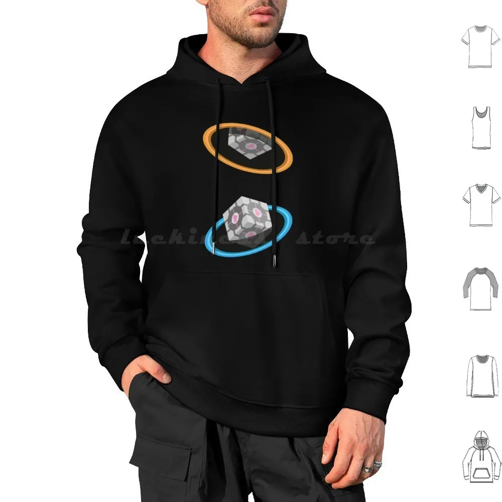 Aperture Hoodie cotton Long Sleeve Portal Science Half Life