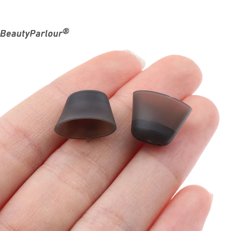 1Pairs XS/S/M/L Hearing Aid Ear Tips Soft Replacement Earplugs In-Ear Hearing Aid Domes Ear Plugs Black Silicone Earplug