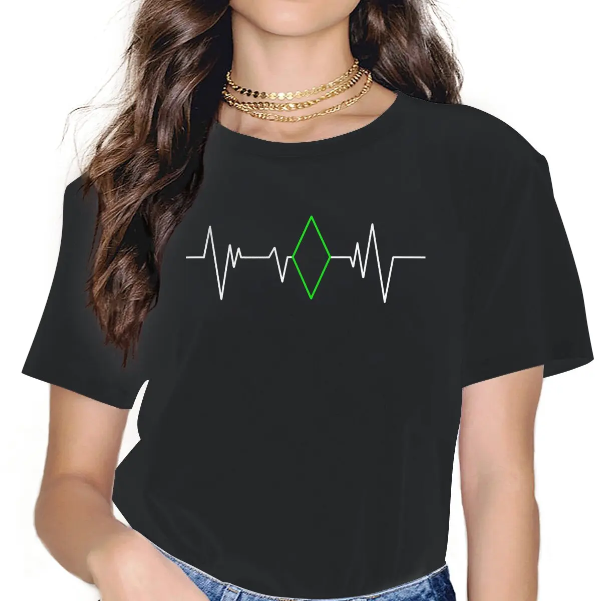 Heartbeat Female Shirts The Sims 4 Business Simulation Game Loose Vintage Women Clothes Harajuku Casual Feminine Blusas