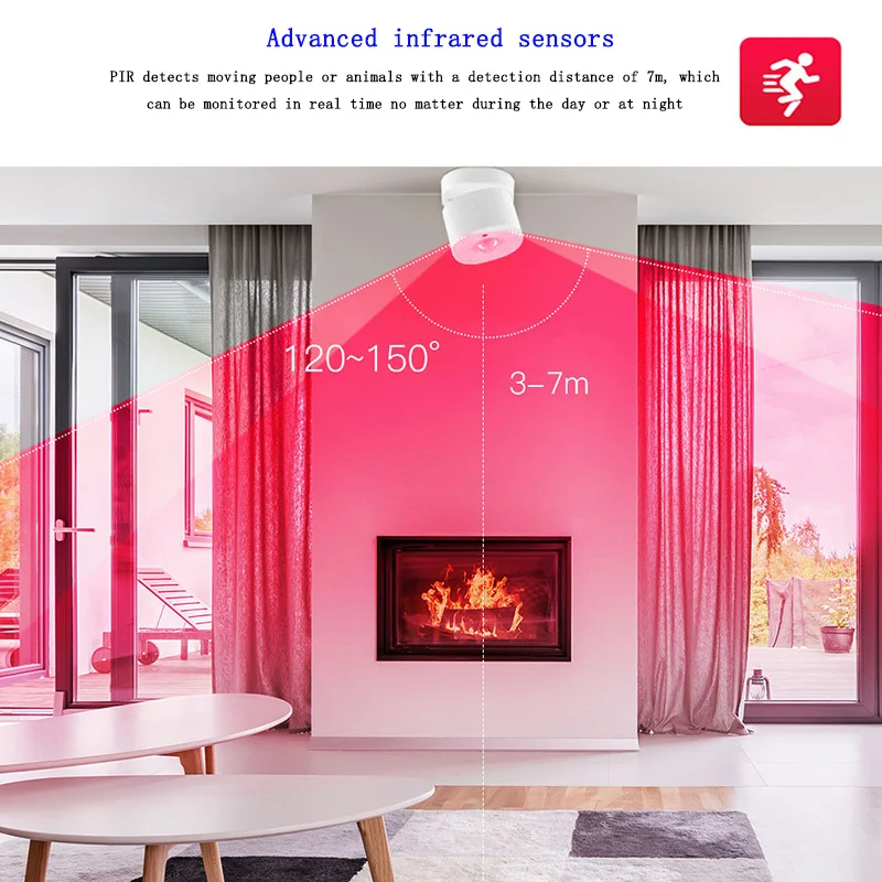 Tuya PIR Motion Sensor ZigBee Small Illumination Human Body Sensing Intelligent Alarm Detector Light Intensity Wireless Control