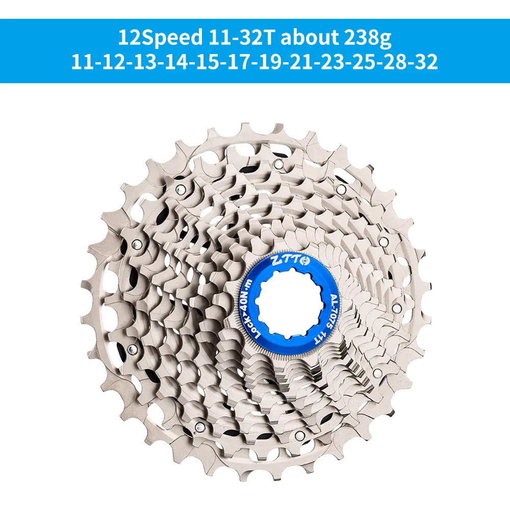 ZTTO スプロケット 12S 11-34 ZTTO Road Bike 12 Speed Cassette HG Freehub ULT 11-34T Gravel