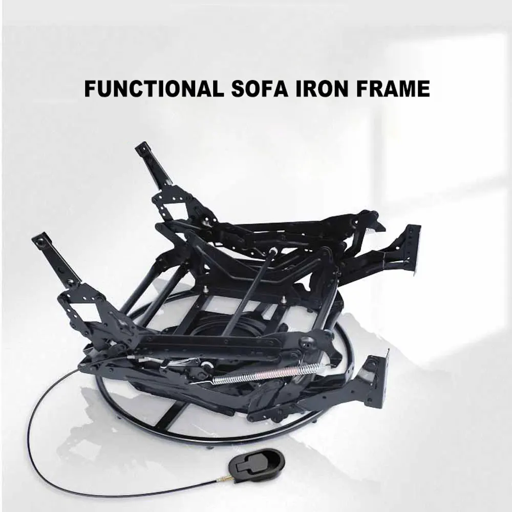 Rotatable and swingable Single leisure sofa iron frame Space capsule with swivel sofa frame Seat width 560mm