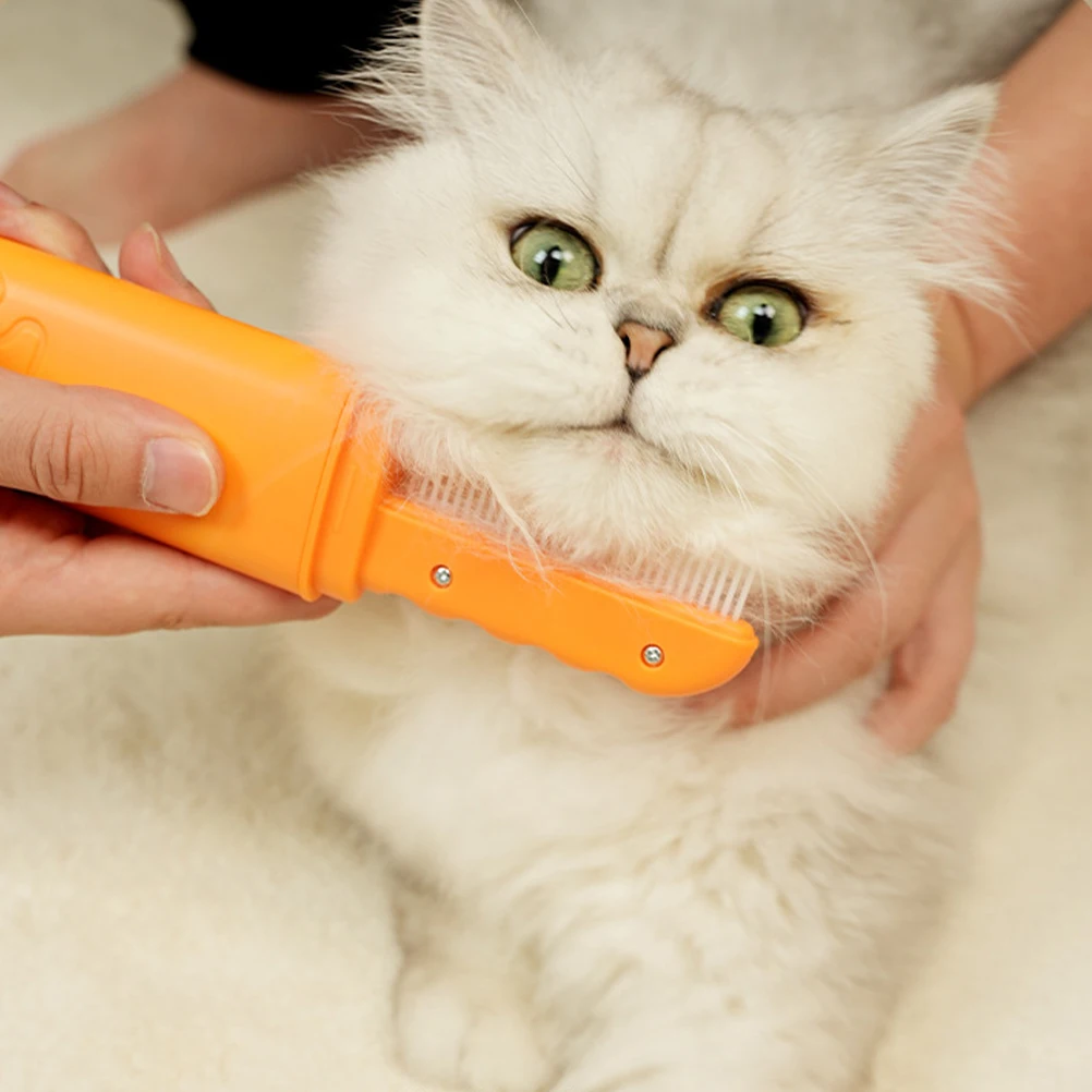 

Professional For Dogs Cats Detangling Grooming Tool Abs Material Deshedding Brush To Remove Hair Dog Comb For Cleaning Small
