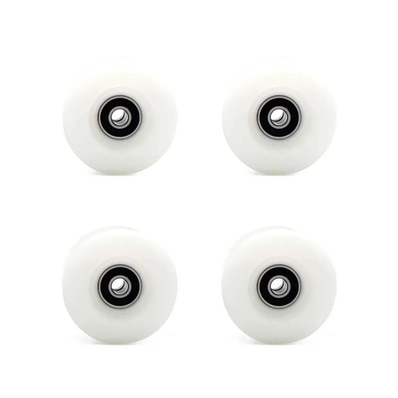 55x32mm 80A PU Skate Wheels Set of 4 with Bearings for Roller Skating Skates Inline Skates and Double Warped Use