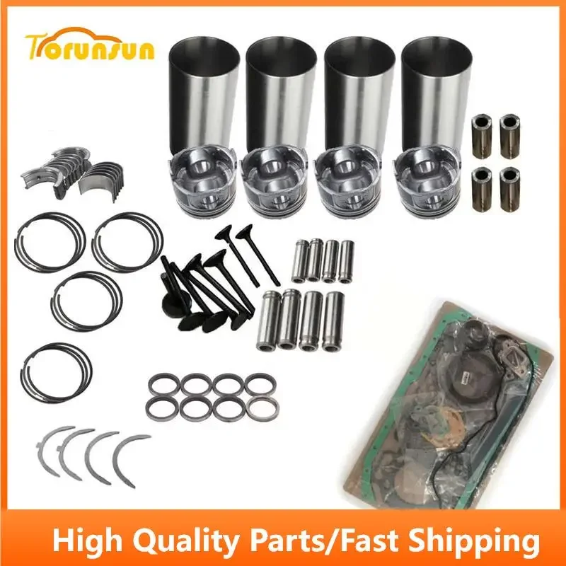 Overhaul Rebuild Kit for Perkins 104C 104D 104-19 Engine