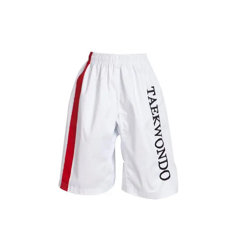 Taekwondo Shorts Cotton Drawstring Martial Arts Training Pants for Kids Youth Adult Karate Kickboxing Sparring TKD Dobok Bottoms