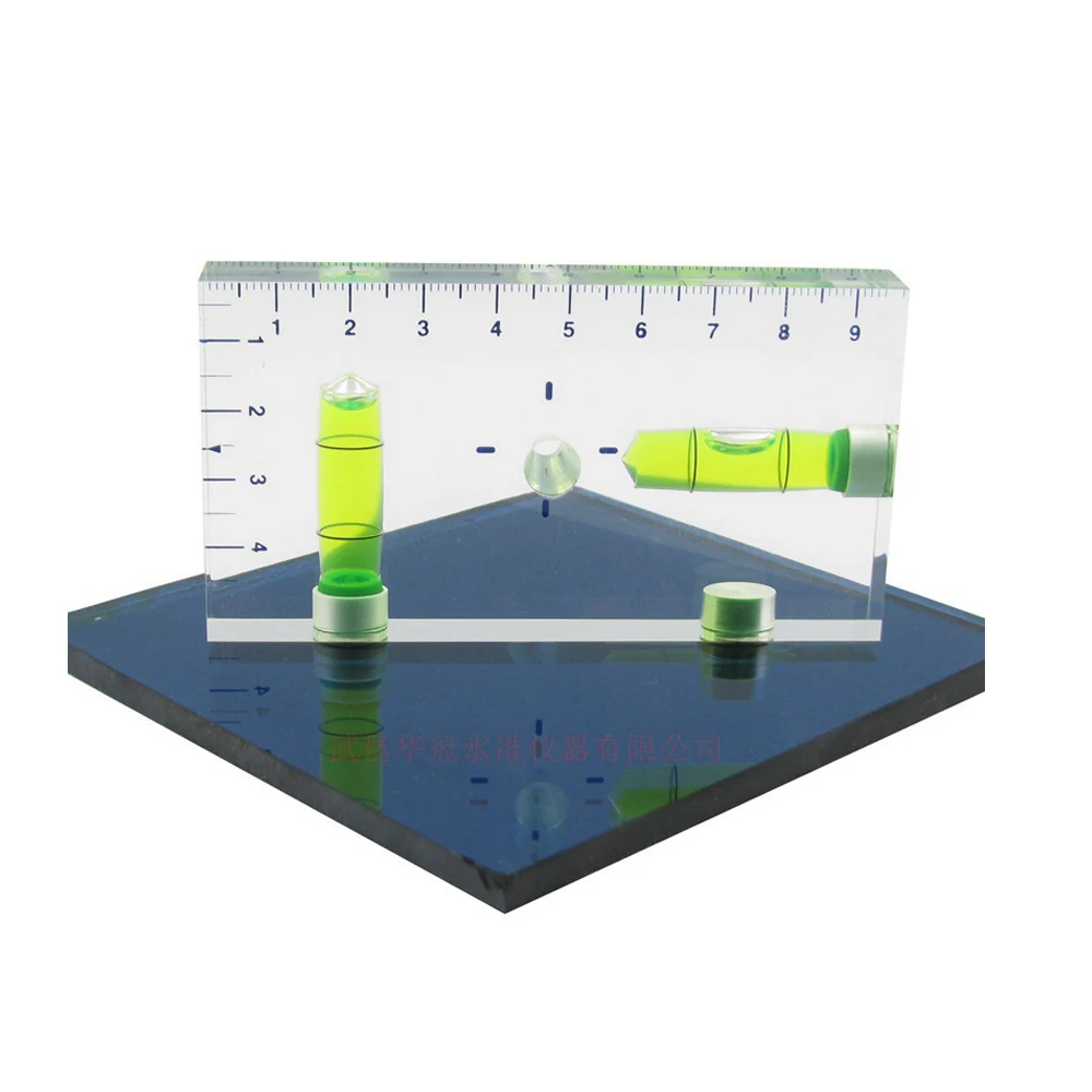 

High Precision Transparent Two Direction Magnetic Level Bubble Mini Level Bubble Level Spirits Level Level Measuring Tools