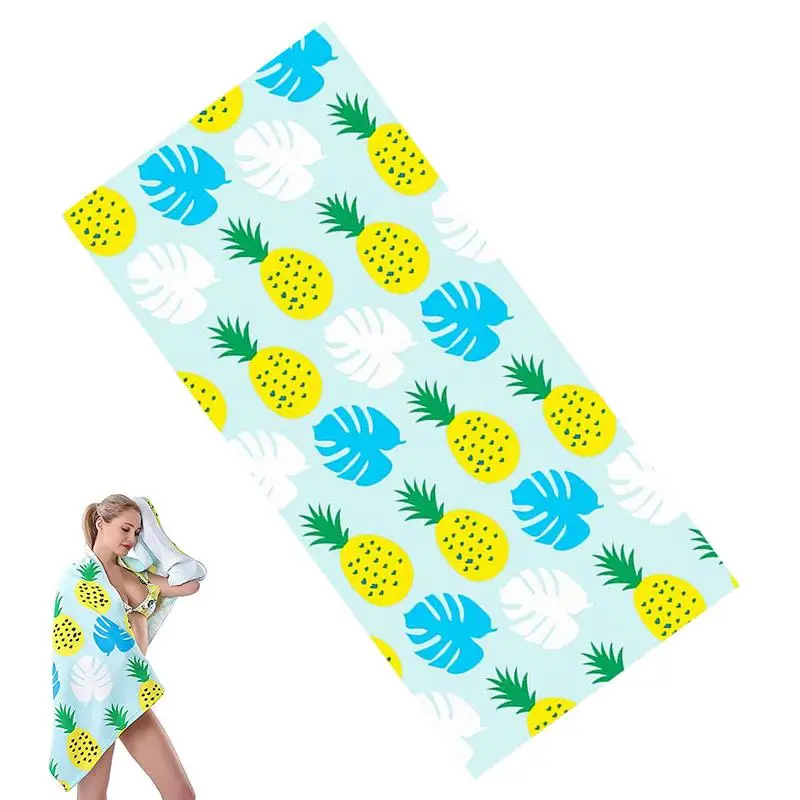 Pool Towels For Kids Unique Pattern Microfiber Bath Towel Super Absorbent Beach Blanket For Bath And Swimming Quick Dry Camping