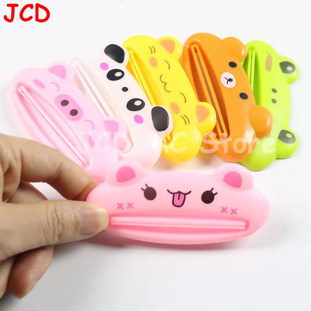 New Type Squeezer Cute Cartoon Manual Toothpaste Squeezer Cute Frog Animal Shape Cleanser Manual Press Lazy Essential Set