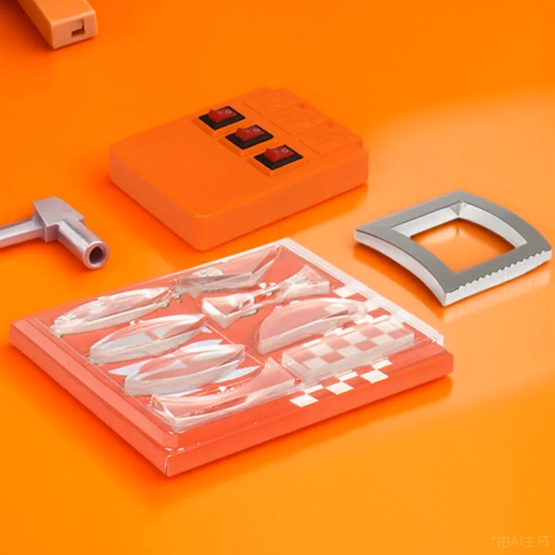 1 set 1 Experiment Kit Optical Prism Set Physics Science Classroom Lab Refraction Reflection Tools Physics Lens Set Kit