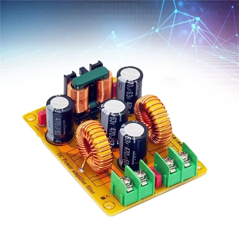 JABS-EMC Hi-Fi высокочастотный фильтр импульсный источник питания DC LC EMI плата фильтрации недорогая пульсационная фильтрация