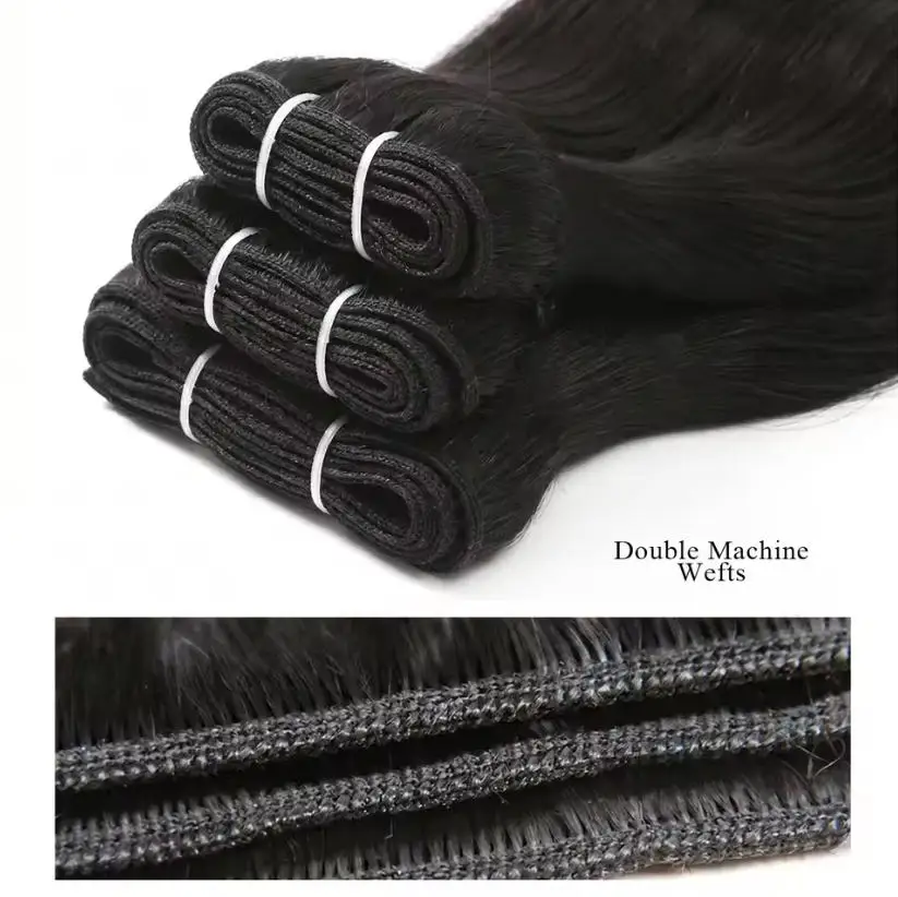 Brazilian 12A Virgin Human Hair Weave Bundles Natural Black Body Wave Up To 42 Inch Ultra Long Full Thick Double Weft Hair Extensions Wholesale