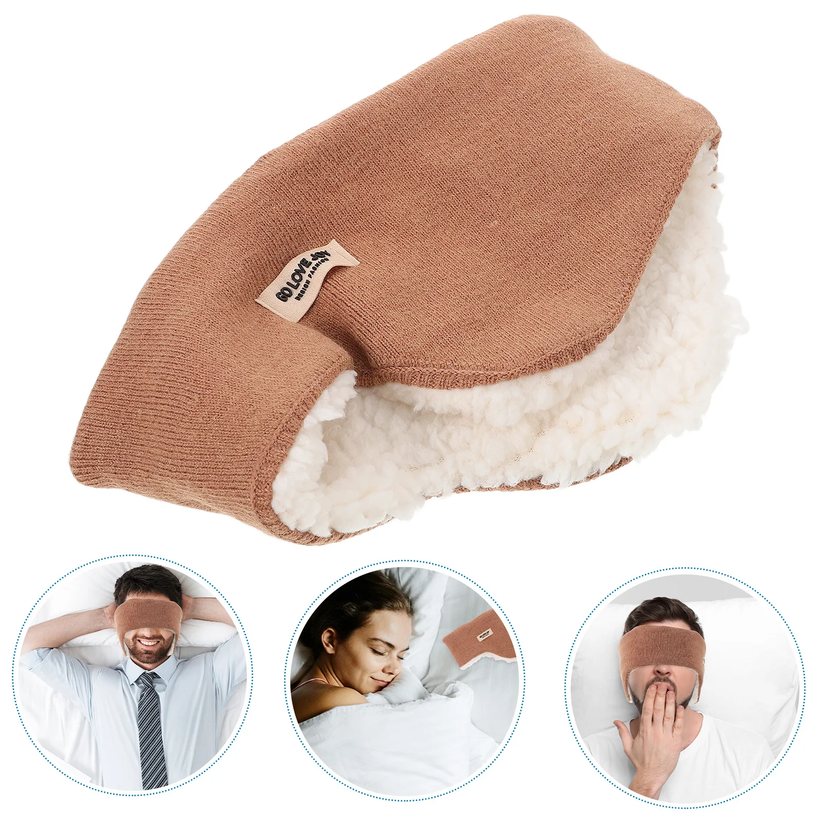 

Soundproof Sleep Warmer Headbands for Winter Women Covers Cold Weather Noise Reduction