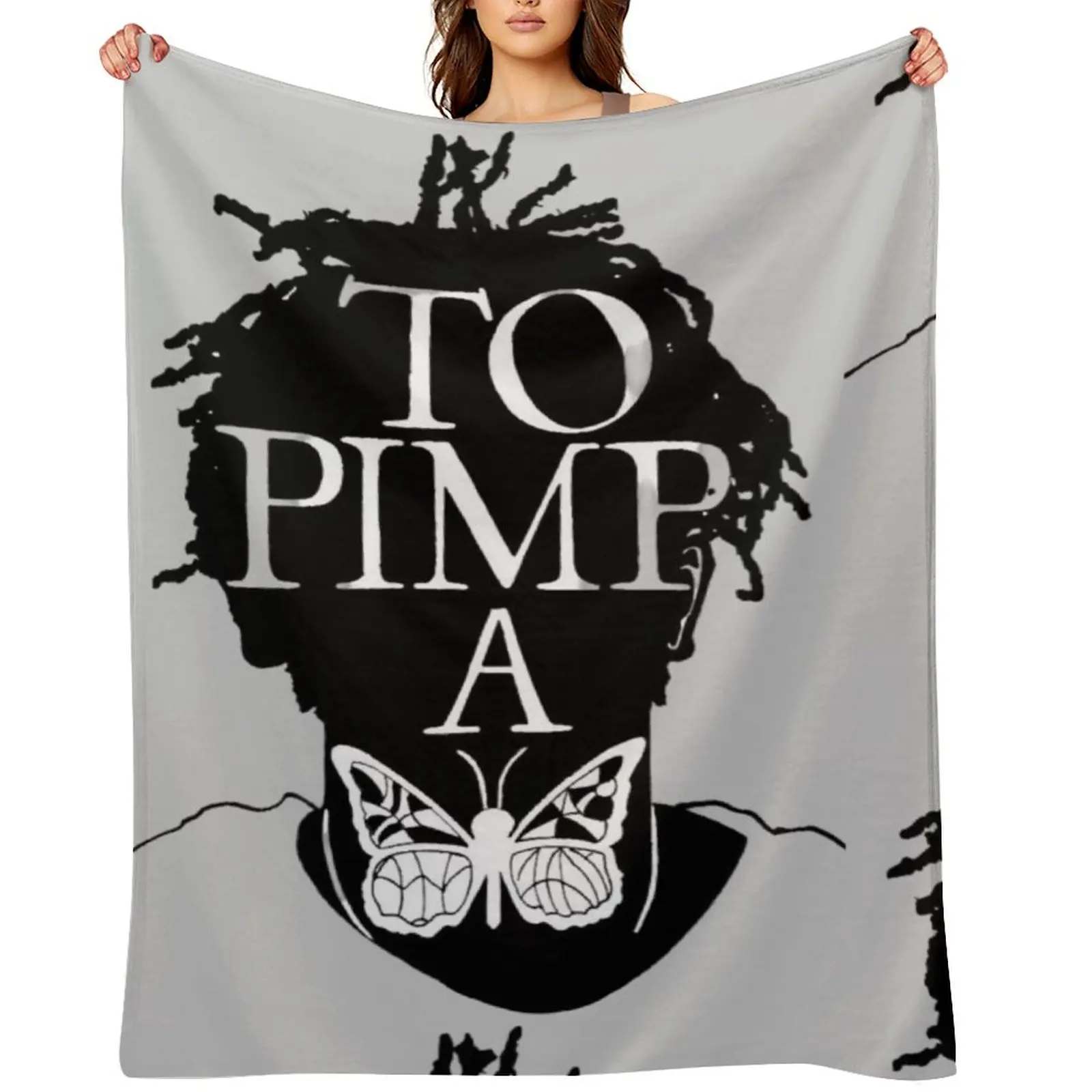 

To Pimp A Butterfly Throw Blanket Fashion Sofas for winter Furry Thermals For Travel Blankets