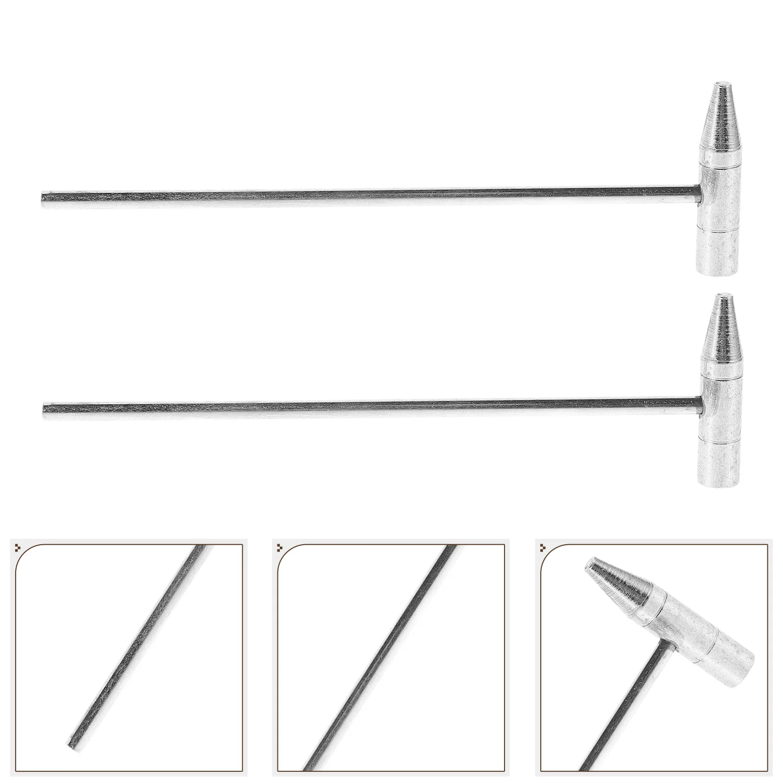 Martillo de afinación pequeño, accesorios para instrumentos de percusión de Piano, garra de hierro, Mini reparación de joyas, 2 uds.
