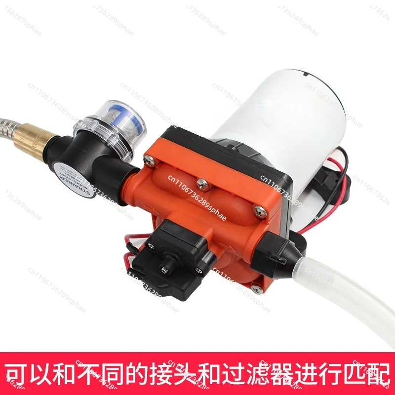 RV silent diaphragm water pump 12V/24V trailer car modified water supply pump