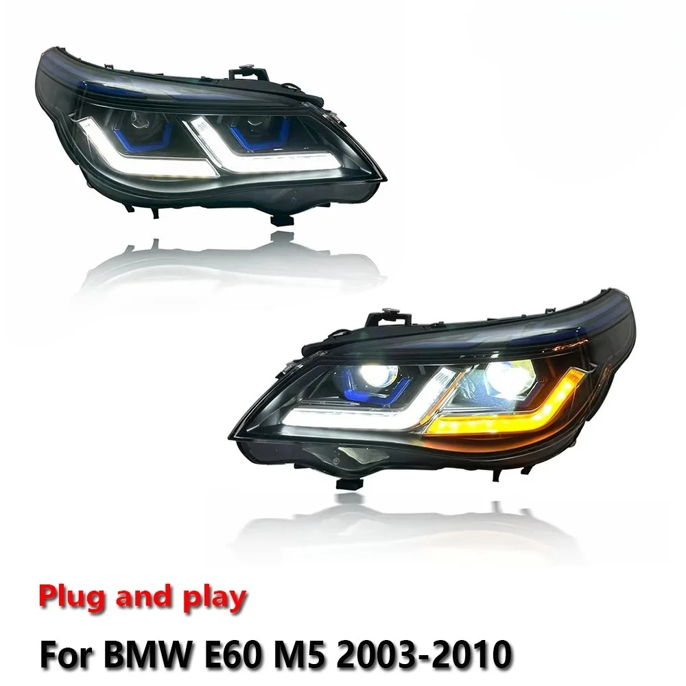 

Car LED Headlight Assemblies For BMW E60 M5 2003-2010 DRL Brake Turn Signal Lamp Plug And Play