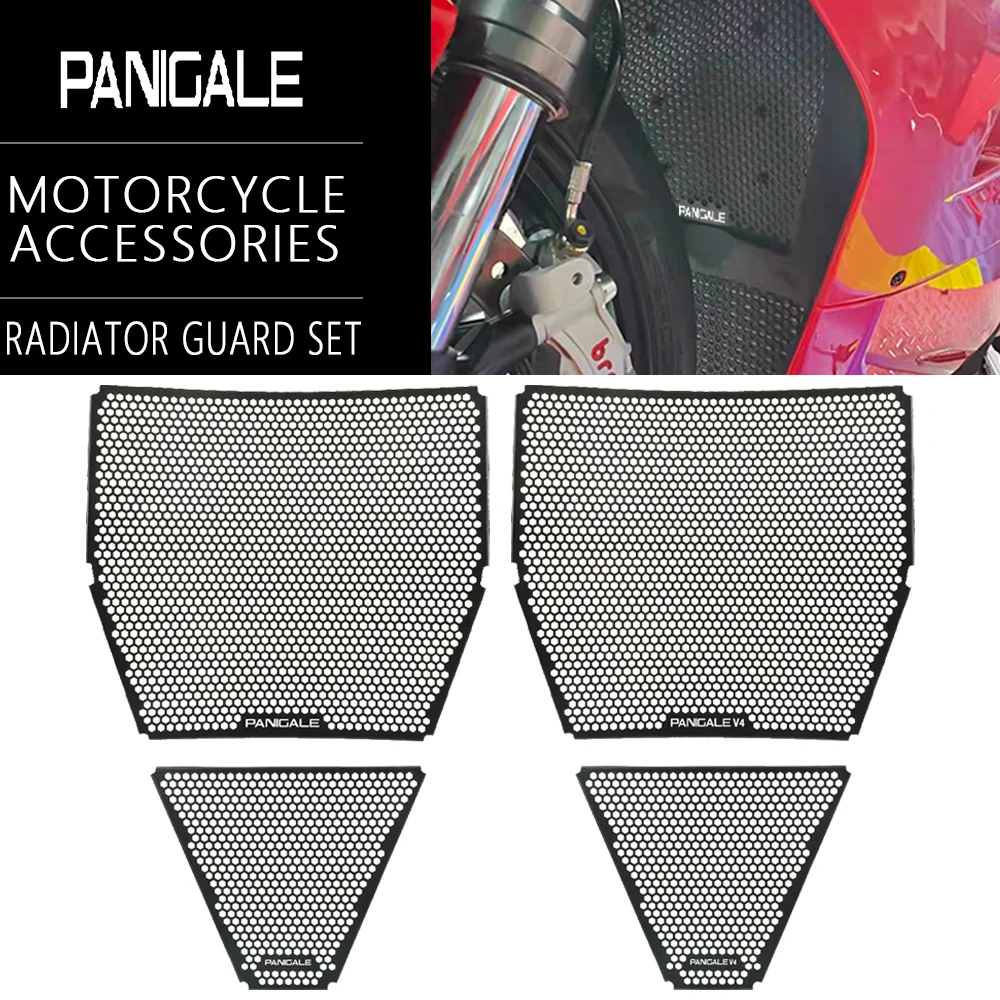 

Мотоцикл для Ducati Panigale V4 R/S, решетка радиатора, защитная крышка V4, специальный комплект защиты радиатора, 2018 ~ 2025, аксессуары, защита