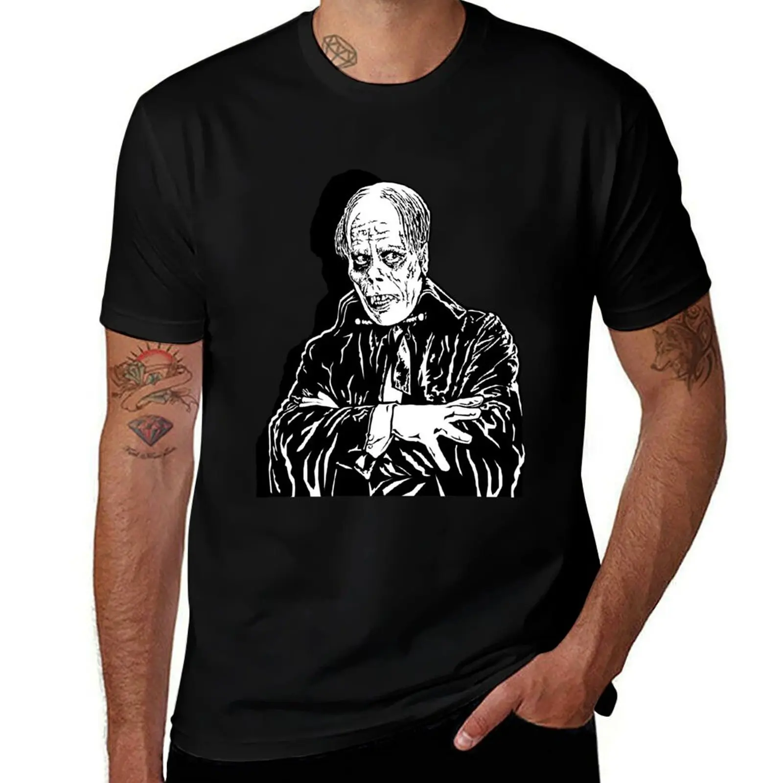 The Phantom of the Opera T-Shirt Vintage Print Crew Neck Tee