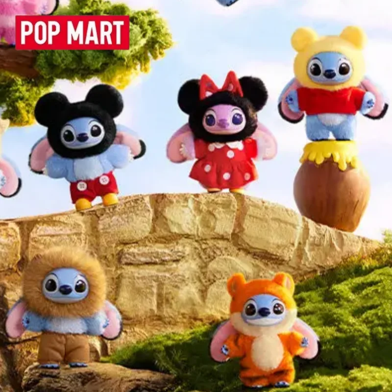 

POP MART Disney Stitch Adventure Series Vinyl Plush Blind Box Toys Mystery Box Doll Desktop Ornaments Collection Anime Figure