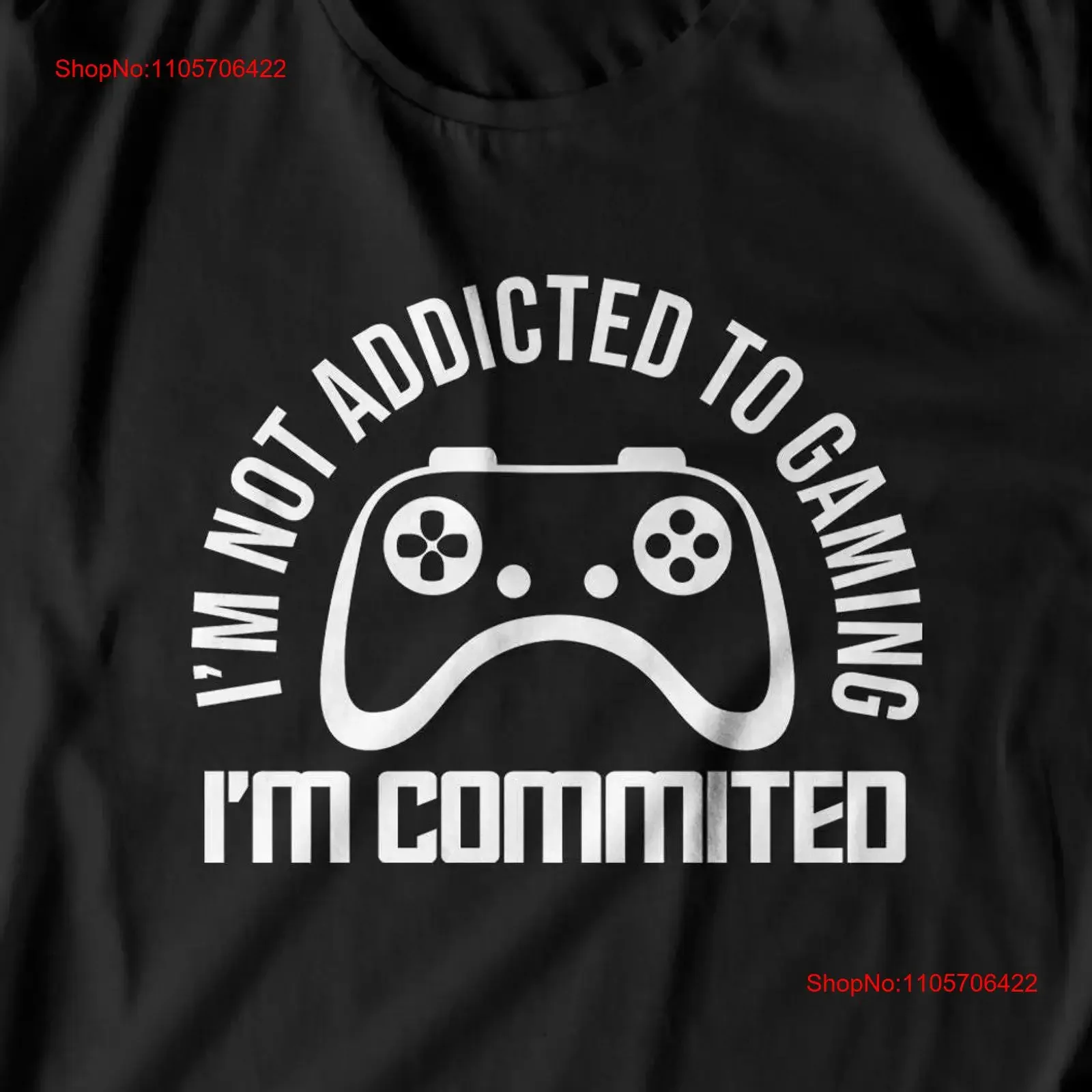 T-shirt humoristique pour joueurs : « Je ne suis pas accro aux jeux vidéo », décontracté, drôle, vintage, délavé, homme