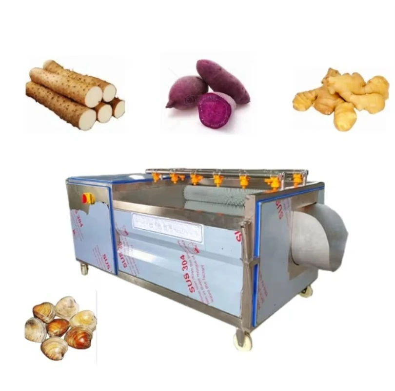 

Сертифицированный CE, 500 кг/hr, роликовая щетка для мытья картофеля/касавы/имбира/борота/Malanga/Yam/луба/Jingenвы, стиральная машина для пилинга