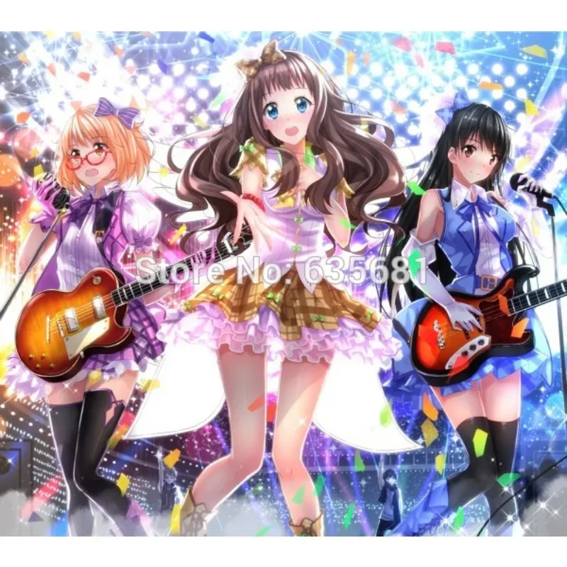 

2025 11 Cos Beyond the Boundary Kyokai no Kanata Mitsuki Nase Сапоги Idol Синие кожаные туфли для косплея