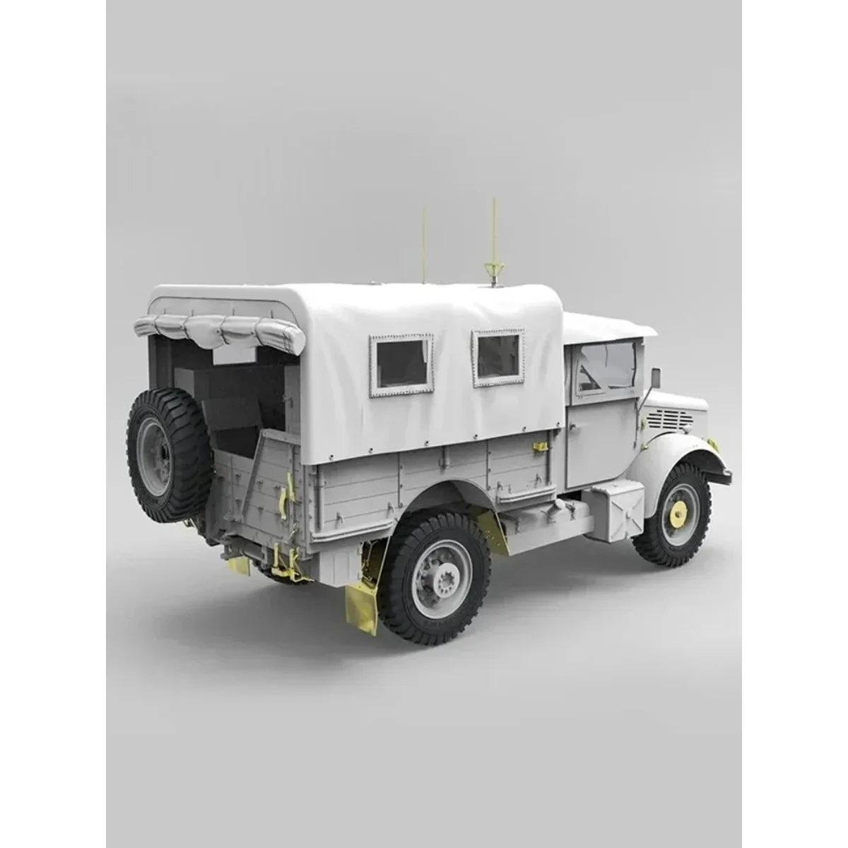 Kit de montaje modelo Gecko 35GM0061 Vehículo de comando inalámbrico Bedford MWR FFW escala 1/35