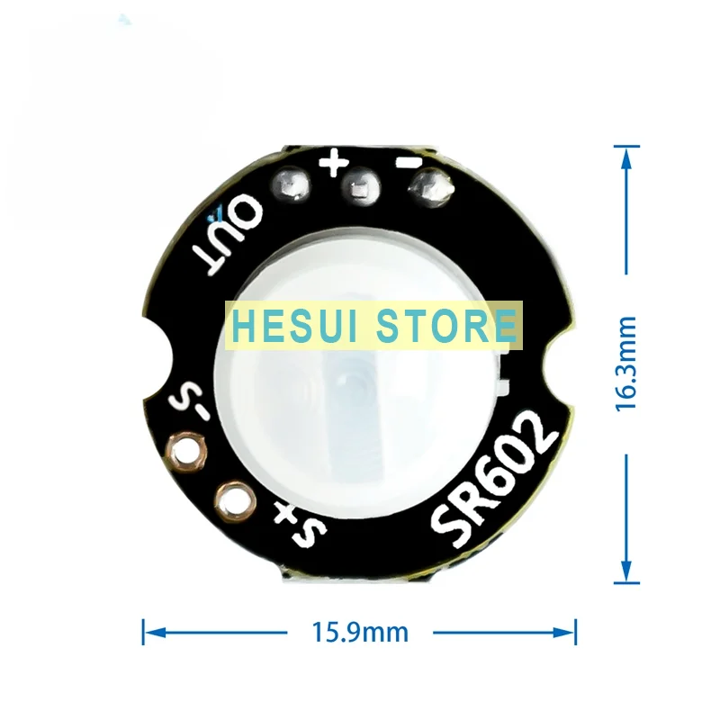 1/5 Stuks Miniatuur Sr602 Kleine Menselijke Infrarood Sensor Module Pyro-Elektrische Sonde Sensor Sensor Sensor Pi