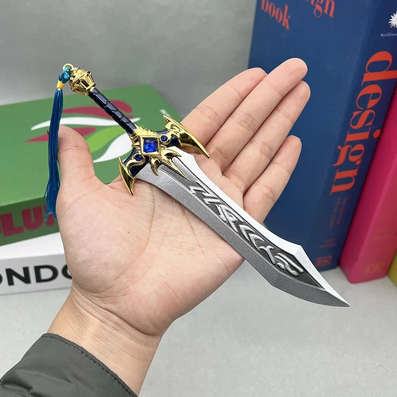 21cm WOW Game Replica Quel'Serrar Sword Metal Weapon Model Onyxia 1:6 Action Figure Accessory Collectible Ornaments Toy Boy Gift - Image 2