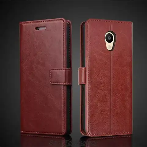 Card Holder Leather Case for Meizu M3 M3s Pu Leather Flip Cover Retro Wallet Phone Case for Meizu M3 Note Business Fundas Coque
