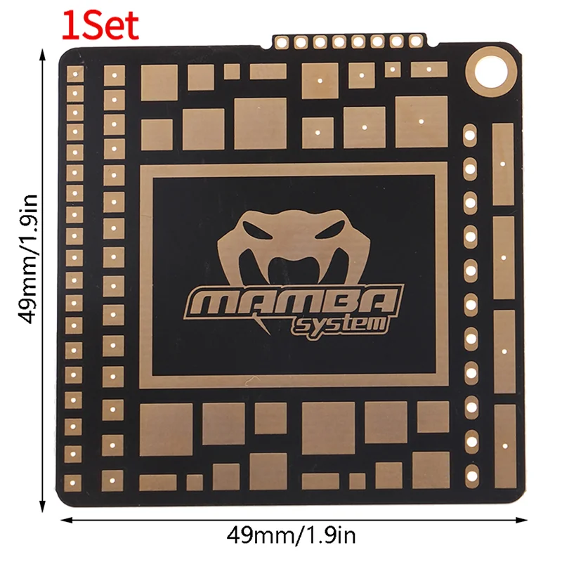 High Quality DIATONE MAMBA Soldering Practice Board 49X49X1.6mm for FPV Beginner New Pilots Improving Soldering Level DIY Parts.