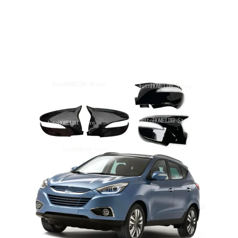 Fit For Hyundai IX35 2011 2012 2013 2014 2015 Car Rearview Side Mirror Cover Wing Cap Sticker Door Rear View Case Trim