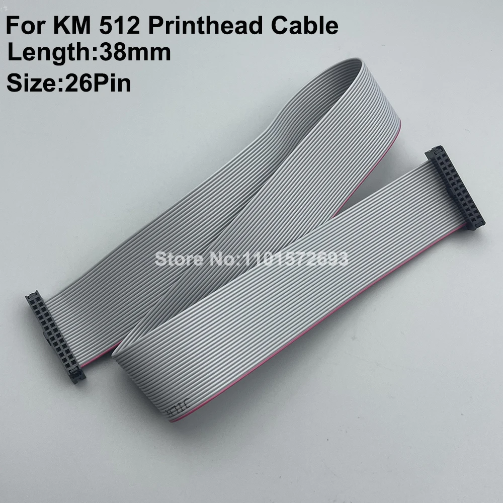 4PCS For Konica 512 Printhead Cable 26Pin 26P Allwin Human Flora Infinti Docan UV Solvent Printer KM 512 Head Date Cables Line