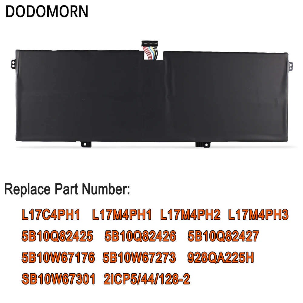 Imagem -02 - Dodomorn-bateria do Portátil para Lenovo Yoga C93013ikb Pro-13ikb L17m4ph1 5b10q82425 5b10q82426 5b10q82427 7.68v 60wh 5b10q82427