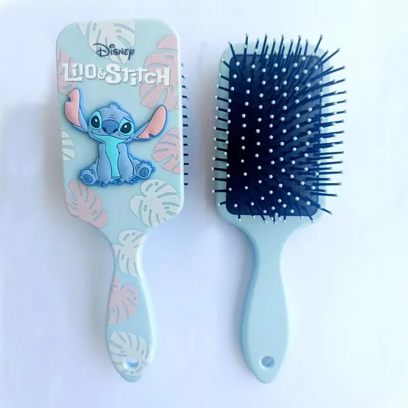 Disney Stitch Air Cushion Massage Combs Minnie Mouse Cartoon Anime Figures Children Comb Hair Brush Hairdressing Tool Kids Gift