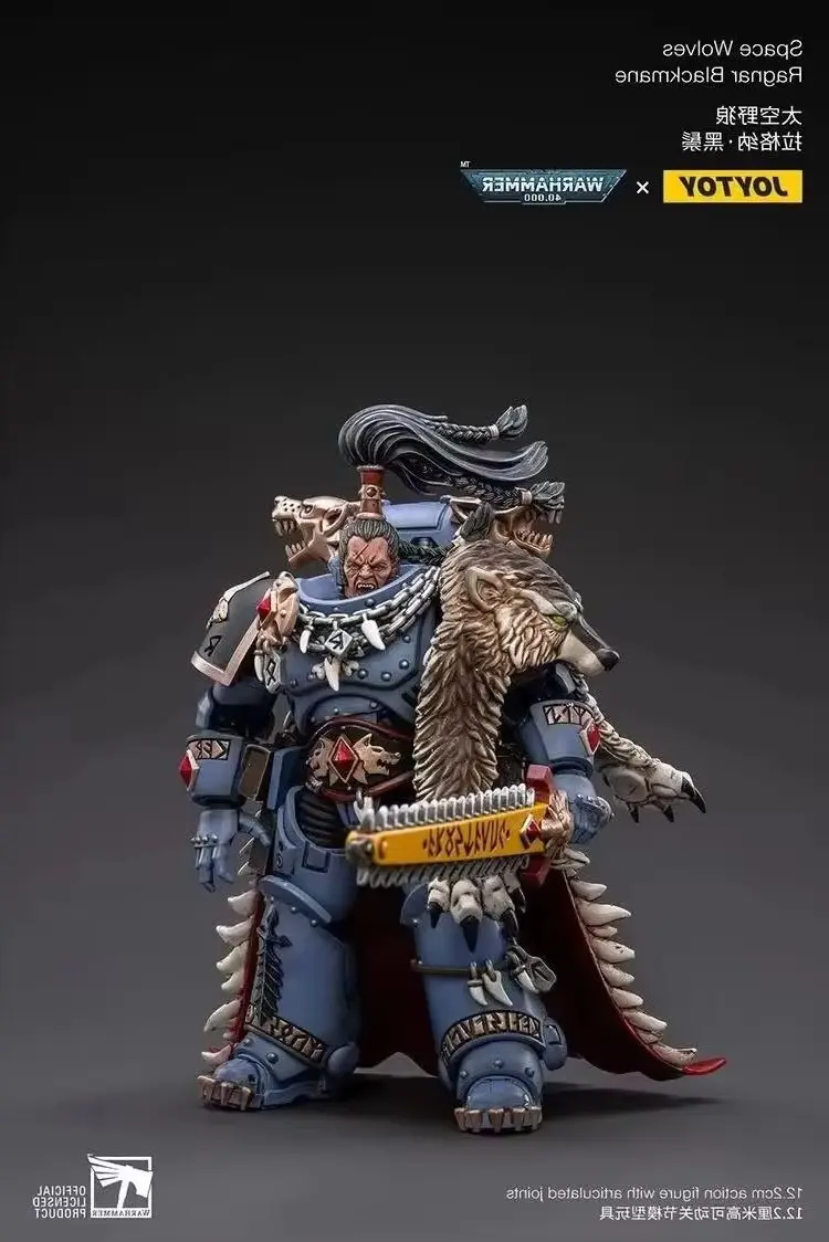 

JOYTOY Warhammer 40K Space Wolves Ragnar Action Figures Blackmane Doll Collection Decoration Gift Original Model