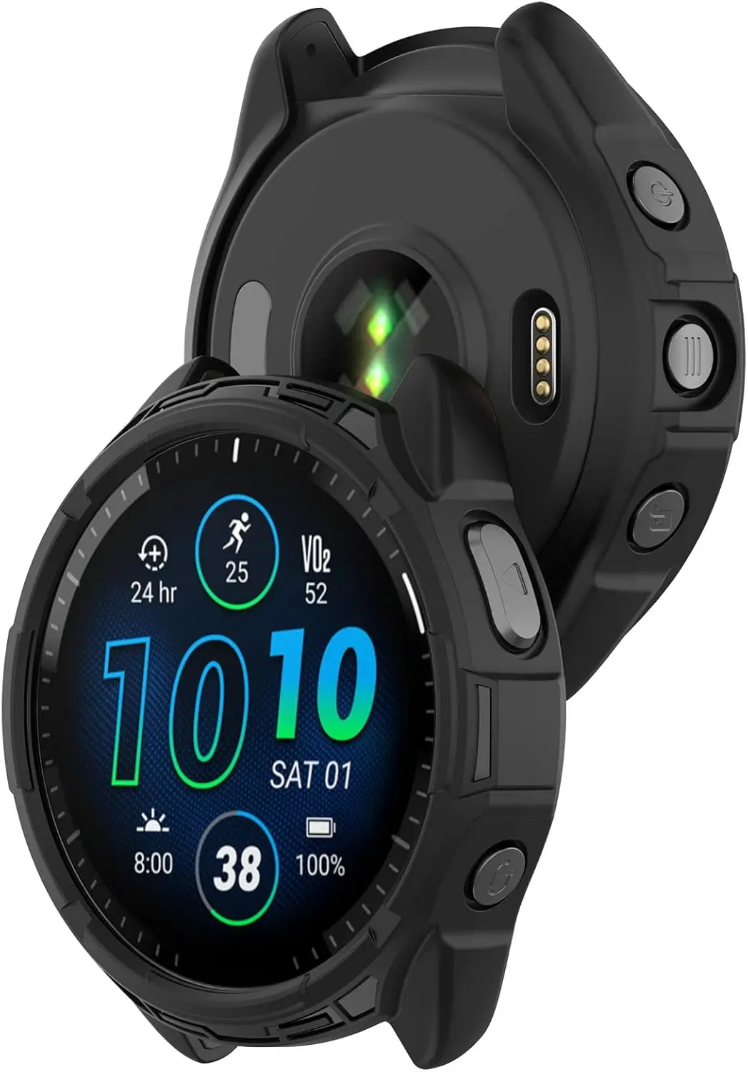 

Чехол для Garmin Forerunner 965, мягкий чехол из ТПУ с защитой от царапин, бампер, рамка, защитный чехол, аксессуары для часов