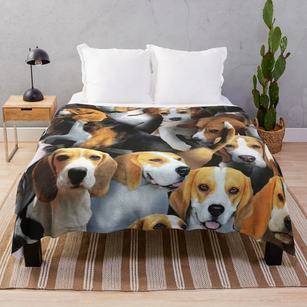 

Beagles Throw Blanket Luxury Thicken Blanket Soft Bed Blankets