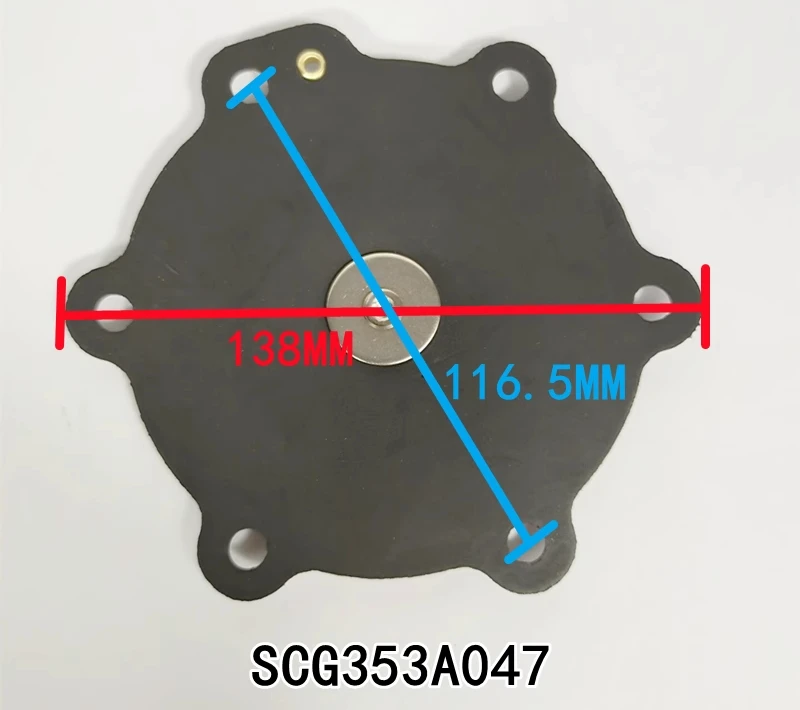 Diafragma de válvula de pulso eletromagnético XMA1,5 polegadas SCG353A047 G1 1/2 DN40 C113827 diafragma.