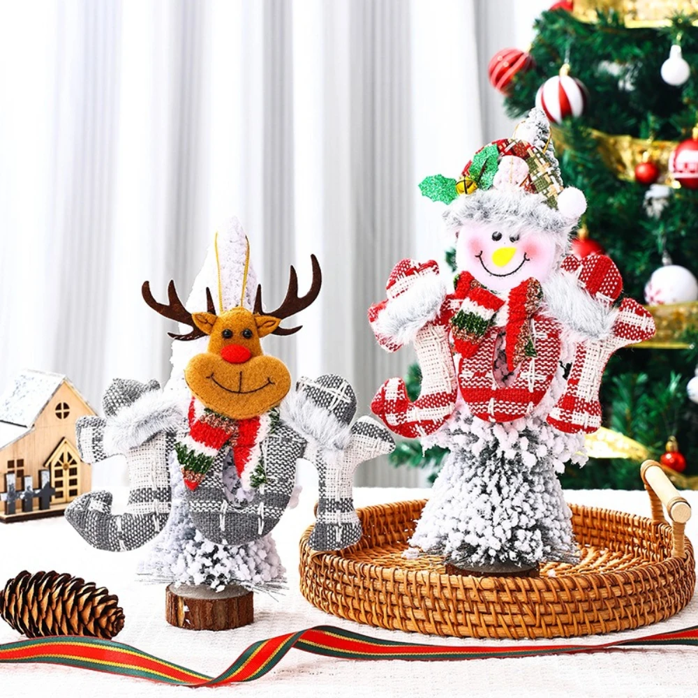 

JOY Letter Pendant Christmas Tree Decorations Hanging Ornaments Snowman Reindeer Bear Kids Room Window Pendants Party Supplies