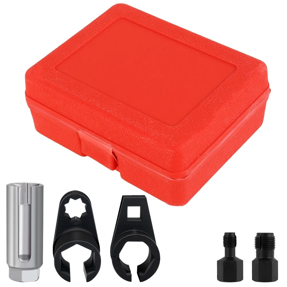 ชุดประแจถอดเซ็นเซอร์ออกซิเจนรถยนต์ 3/5 ชิ้น ขนาด 22 มม. พร้อมหัวขัน 1/2 นิ้ว และ 3/8 นิ้ว สำหรับถอดเซ็นเซอร์ออกซิเจน