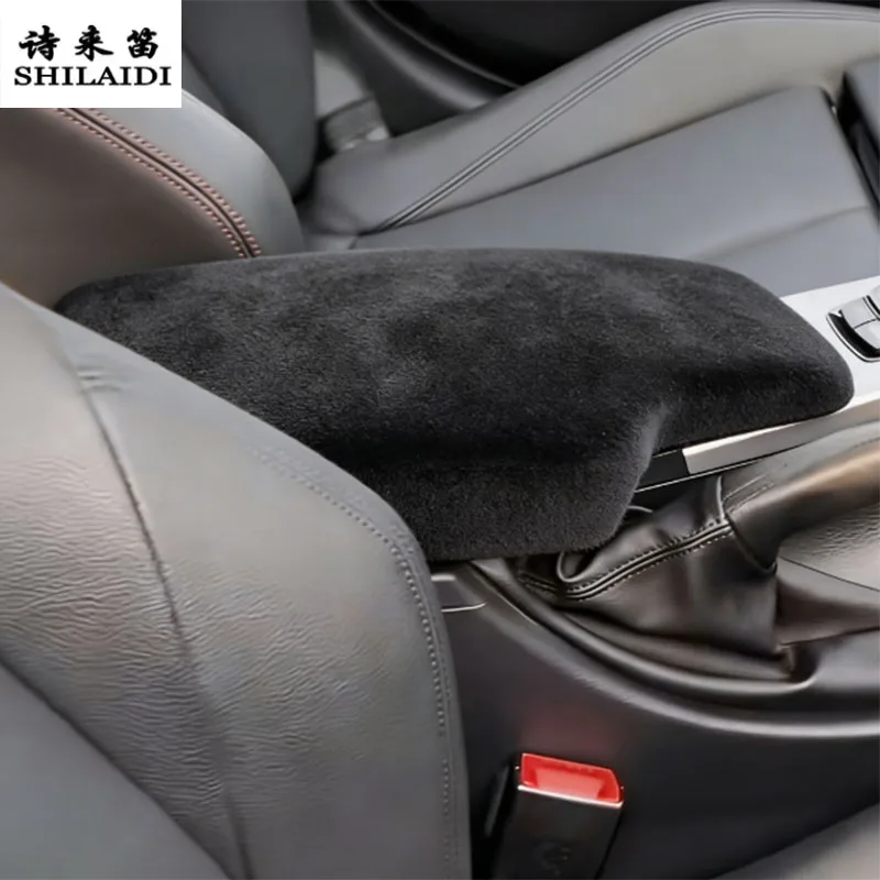 Suede leather For BMW 3 4 Series F32 F33 F36 F30 F35 GT F31 F34 2013-2019 Car Stowing Tidying Armrest Cover RHD Right Hand Drive